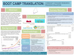Boot Camp Translation: Community Engaged Research Process Evaluation by Emma DayBranch, Kerri Barton, Brendan Schauffler, Lisbeth Wierda, and Neil Korsen