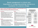 Impact of Bowel Management Guidelines on Documentation and Patient Outcomes in the Intensive Care Unit