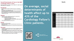 Social Determinants of Care in the MMC Cardiology Fellow’s Clinic