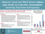 The Use of the iPACK Block with the Adductor Canal Block (ACB) Decreases 48-hour Narcotic Usage and Postoperative Pain following Total Knee Arthroplasty
