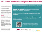 Let’s Go! 2022-2023 Educational Programs: A Realist Evaluation by Austin Steward, Kayla Bronzo, Victoria Rogers, Isaac Stickney, Robert Bing-You, and Alec Luro