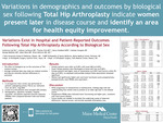 Variations Exist in Hospital and Patient-Reported Outcomes Following Total Hip Arthroplasty According to Biological Sex