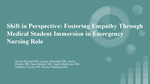 Shift in Perspective: Fostering Empathy Through Medical Student Immersion in Emergency Nursing Role