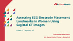 Assessing ECG Electrode Placement Landmarks in Women Using Sagittal CT Images
