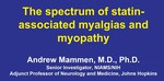 October 11th, 2023: The Spectrum of Statin-associated Myalgias and Myopathy