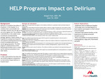 HELP Programs Impact on Delirium by Abigail Holt