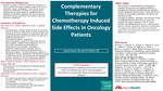 Complementary Therapies for Chemotherapy Induced Side Effects in Oncology Patients