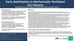 Early Mobilization in Mechanically Ventilated ICU Patients