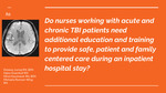 Why do we care about safety with TBI patients?