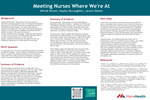 Meeting Nurses Where We're At by Michal Brown, Kayley McLaughlin, and Lauren Damm