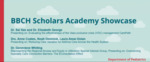 MaineHealth Barbara Bush Children's Hospital Scholars' Academy: Scholarly Showcase by Sei Sze, Elizabeth George, Anne Coates, Noah Dminick, Laura Amar-Dolan MD, and Genevieve Whiting