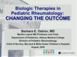 Update on Juvenile Idiopathic Arthritis by Barbara E. Ostrov MD