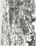 Aerial view of MMC in winter, c. 1969 by Maine Medical Center