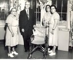 Maine Medical Center Auxiliary with Hospital Director John Barker c.1963 by Maine Medical Center