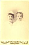 Portrait of Eveline Osgood and Sadie Lyons at Maine General Hospital Training School for Nurses c.1891 by Maine Medical Center