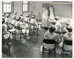 MGH Student Nurses Attend a Pediatric Care Class c.1951 by Maine Medical Center