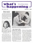 What's Happening: February 1, 1989