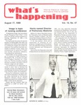 What's Happening: August 17, 1988