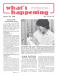 What's Happening: January 20, 1988
