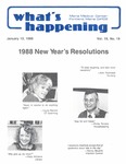 What's Happening: January 13, 1988