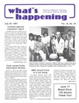 What's Happening: July 29, 1987
