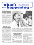 What's Happening: July 22, 1987
