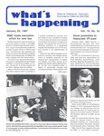 What's Happening: January 28, 1987