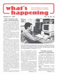 What's Happening: January 21, 1987