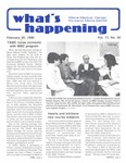 What's Happening: February 26, 1986