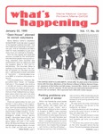 What's Happening: January 22, 1986