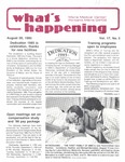 What's Happening: August 28, 1985