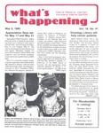 What's Happening: May 8, 1985