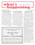 What's Happening: January 23, 1985