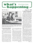 What's Happening: August 8, 1984