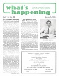What's Happening: March 7, 1984