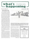 What's Happening: January 25, 1984