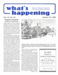 What's Happening: January 18, 1984