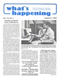 What's Happening: August 3, 1983