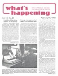 What's Happening: February 16, 1983