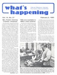 What's Happening: February 2, 1983