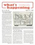 What's Happening: March 31, 1982
