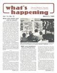 What's Happening: March 3, 1982