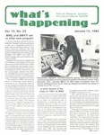 What's Happening: January 13, 1982