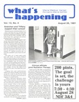 What's Happening: August 26, 1981