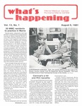 What's Happening: August 5, 1981