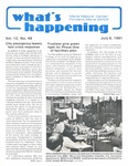 What's Happening: July 8, 1981