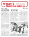 What's Happening: July 1, 1981