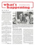 What's Happening: May 13, 1981