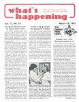 What's Happening: March 18, 1981