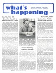 What's Happening: March 11, 1981